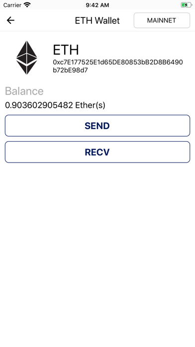 Inigma BTC/ETH Smart Wallet screenshot 3