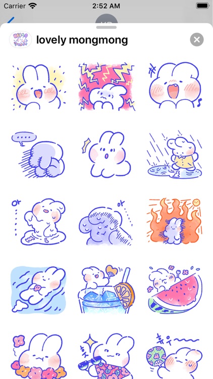 Lovely Cute Rabbit Stickers