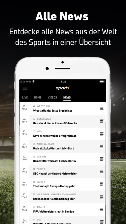 SPORT1: Sport & Fussball News