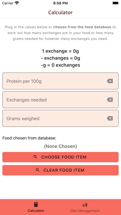 PKU Calculator