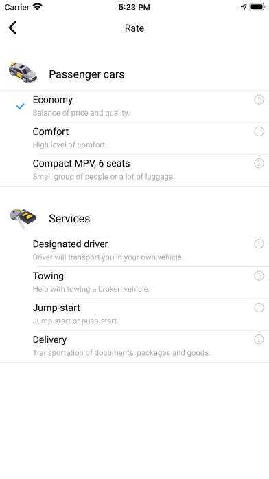 Taxim - order a taxi screenshot 2
