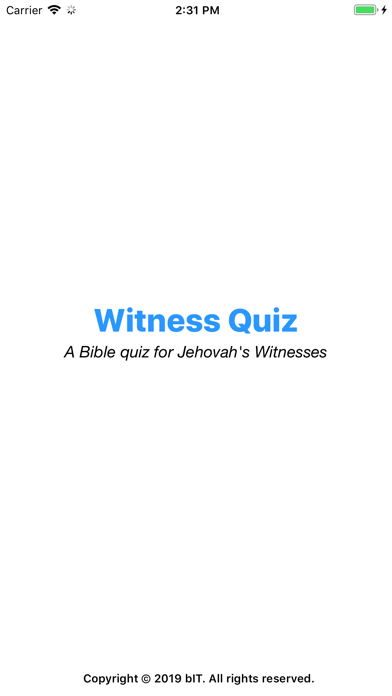 Witness Quiz screenshot1
