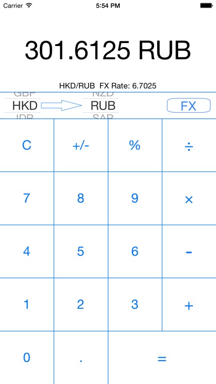 Exchange Rate Money Calculator