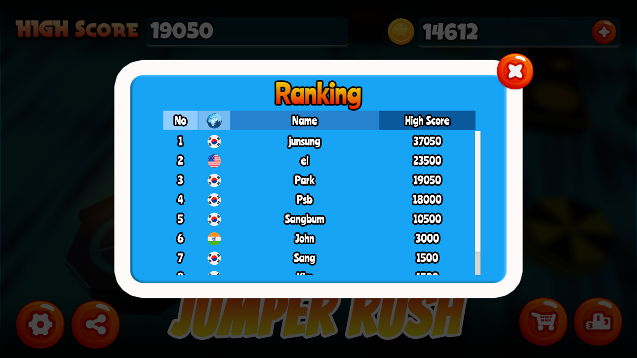 Jumper Rush! Hack screenshot 4 - iOS game interface