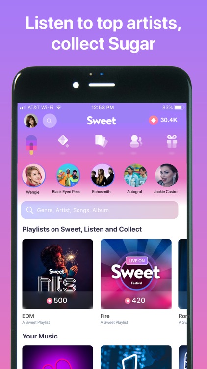 Sweet - Rewards, Music, Games