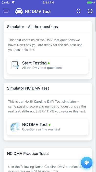 NC DMV Test screenshot 3