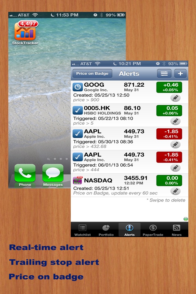 Stocks Tracker:Real-time stock screenshot 4
