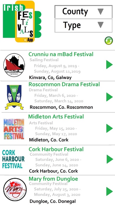 How to cancel & delete Irish Festivals from iphone & ipad 1