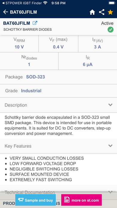 How to cancel & delete ST DIODE Finder from iphone & ipad 4