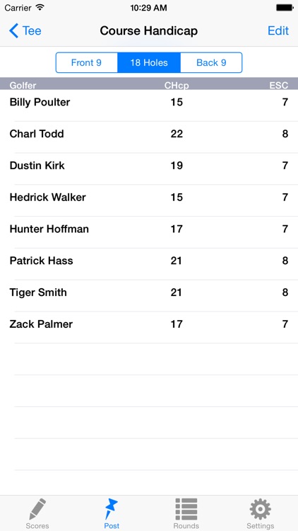 Golf Handicap Group & League screenshot-3