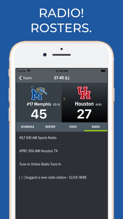 Houston Football App