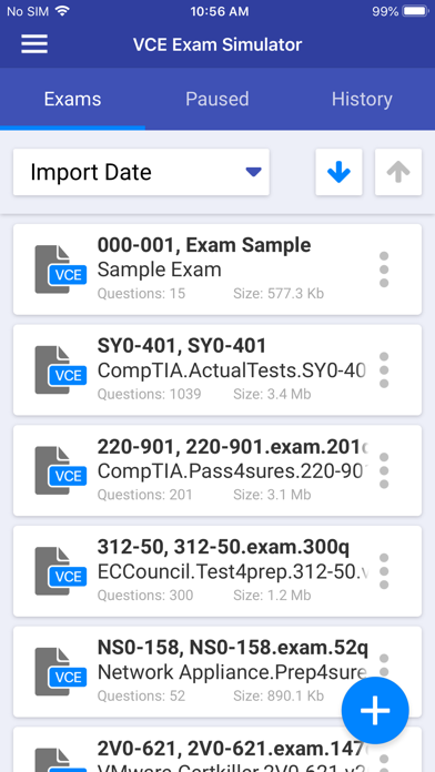 VCE Exam Simulator screenshot1