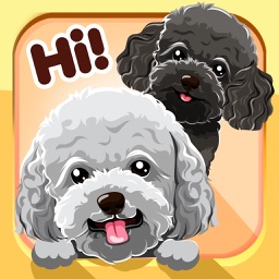 Toy Poodle Dog Emojis Stickers