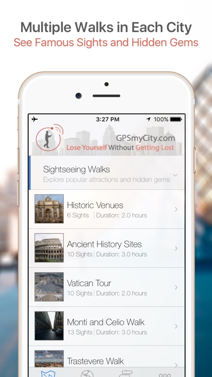 GPSmyCity: Walks in 1K+ Cities