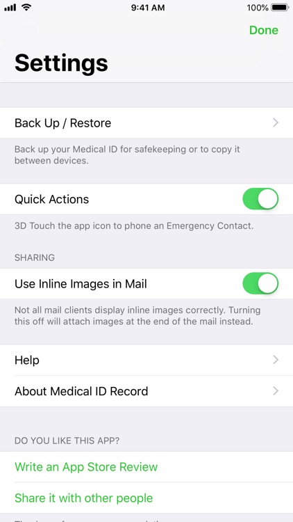Medical ID Record screenshot-7