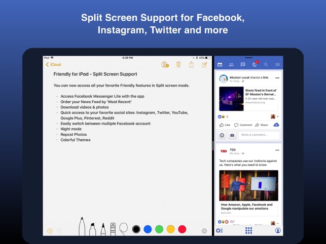 friendly for facebook on the app store - do facebook apps add following on instagram