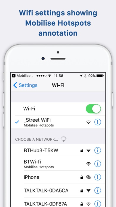 Mobilise Hotspots screenshot 4