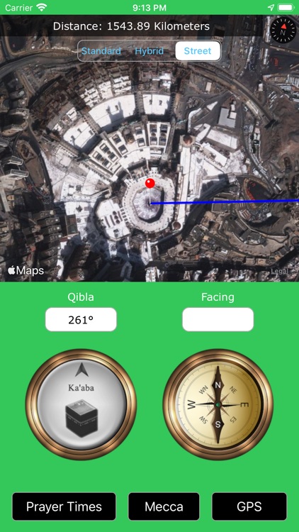 Qibla Finder : Prayer Timings