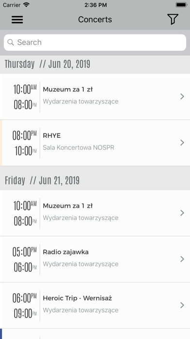 Tauron Nowa Muzyka Katowice screenshot 3