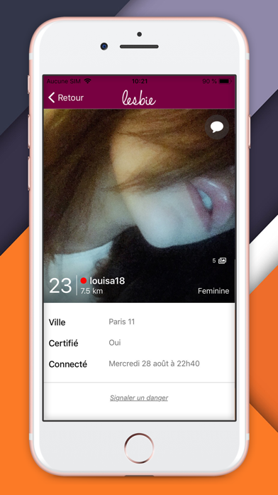 Lesbie : Rencontres lesbiennes screenshot 4