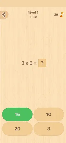 Captura de Pantalla 3 Tabla de multiplicar, mates iphone