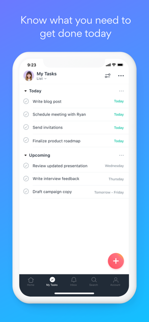 ‎Asana: Your work manager Screenshot