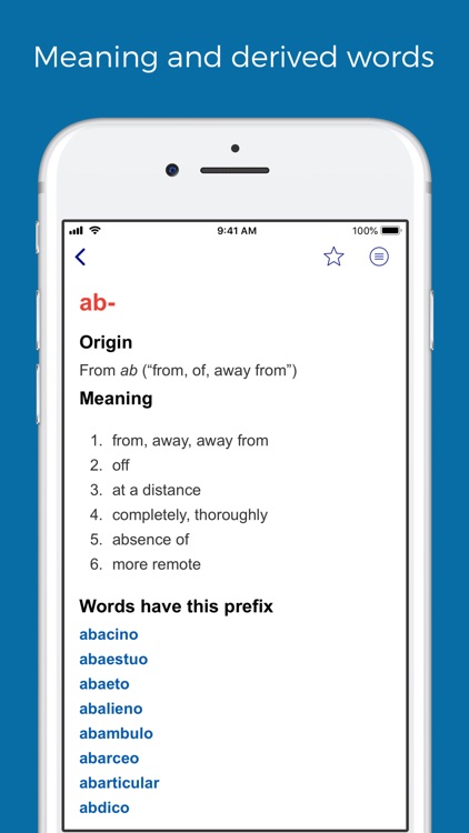 Latin prefixes and suffixes