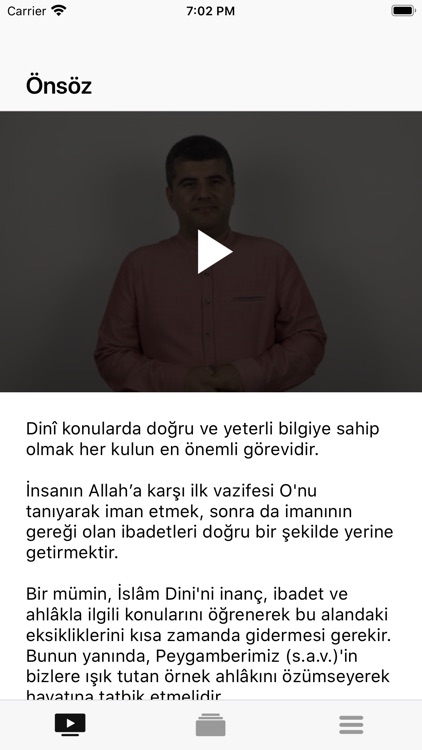 İmân'dan İslâm'a İNSAN