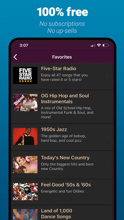 AccuRadio: Curated Music Radio screenshot-7