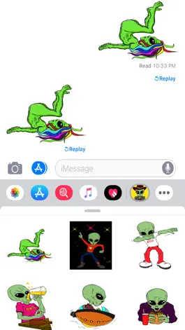 Game screenshot My Alien Sticker Pack hack