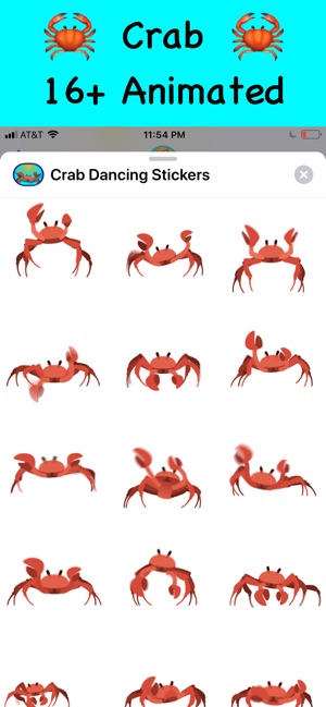 Crab MEMEs Dancing Stickers(圖4)-速報App