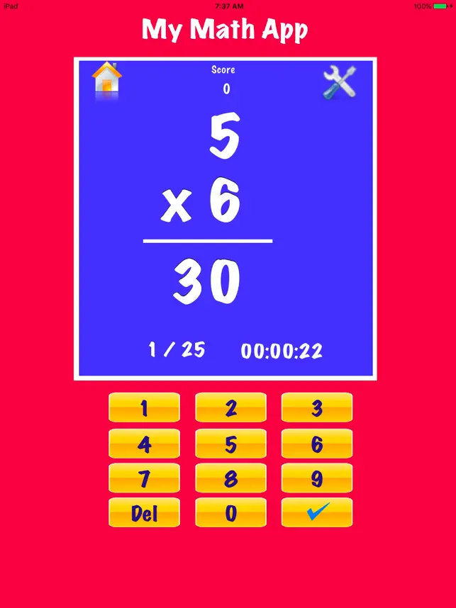 Captura 3 My Math Flash Cards App iphone