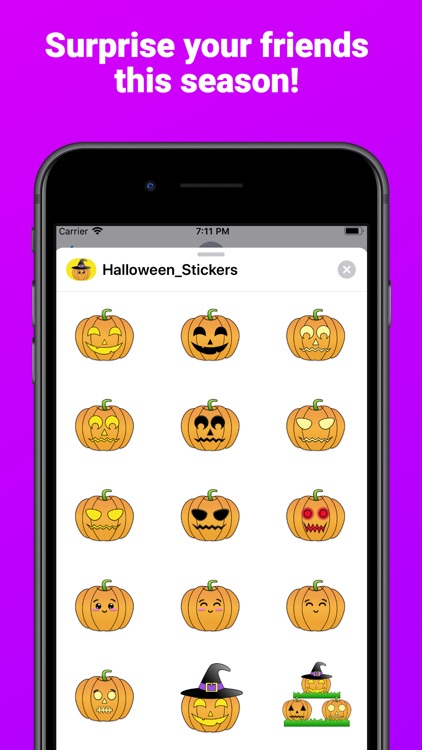 Halloween Sticker Treats Emoji screenshot-3