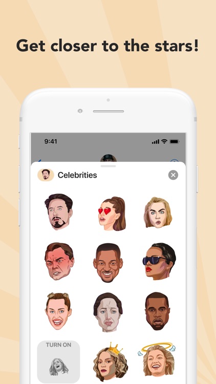 Celebrities Stickers