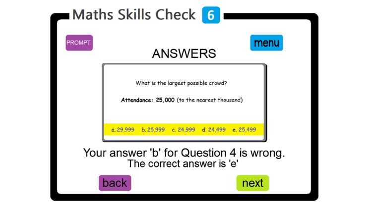 PAM Maths Skills Check 3 screenshot-6
