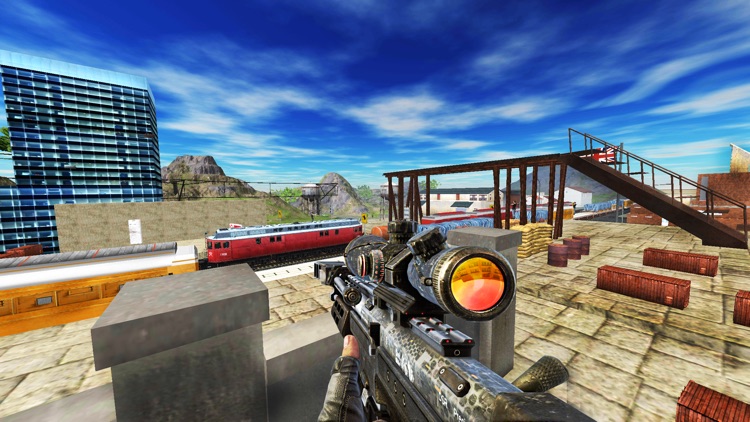 New Sniper 3d - Train Shooting