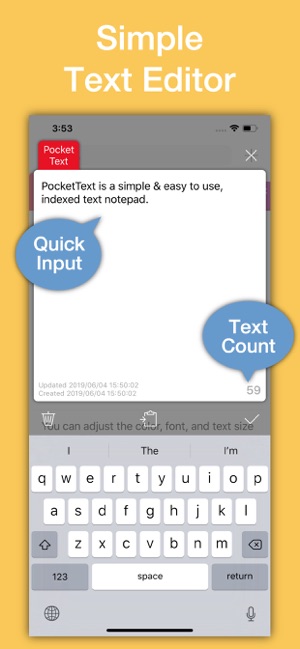 PocketText - Indexed Text Memo(圖2)-速報App