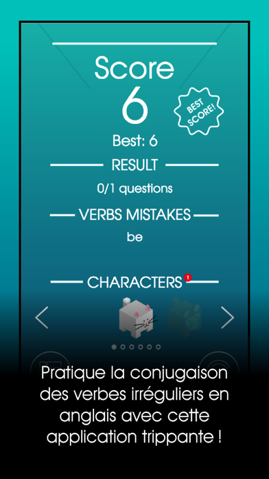 Irregular Verbs Challenge screenshot 4