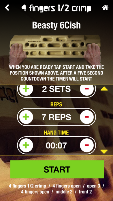 Beastmaker Training App Screenshot 3