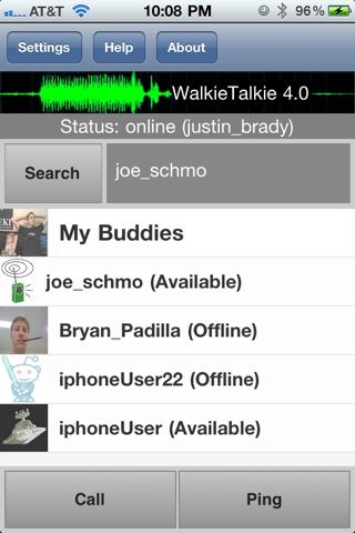 WalkieTalkie VOIP - náhled