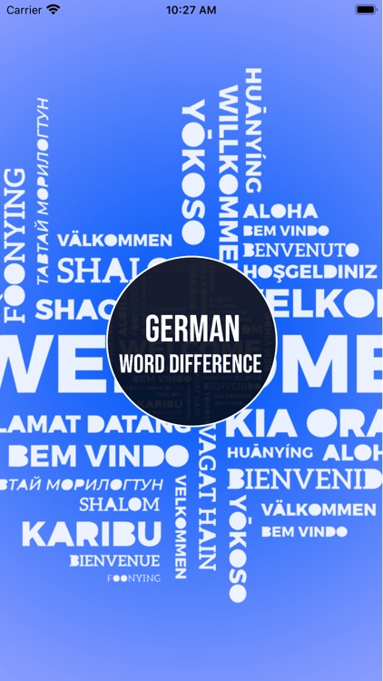 Word Difference - German