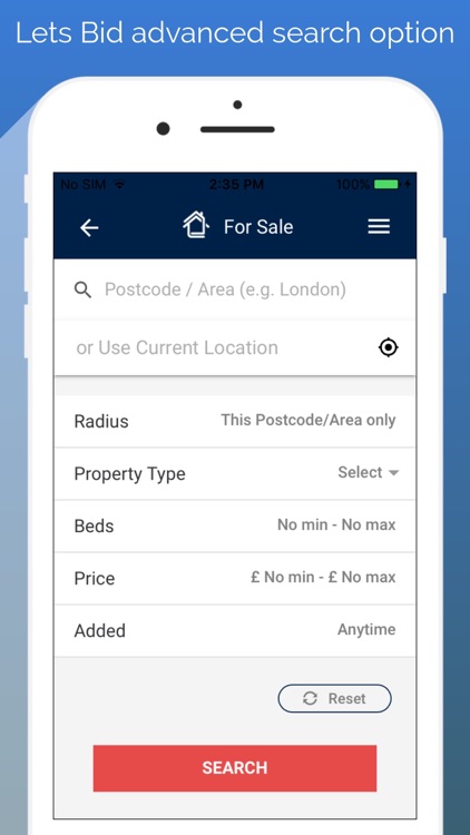 Lets Bid Property|Customer App