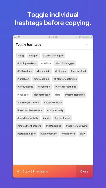 Jetpack Hashtag Assistant