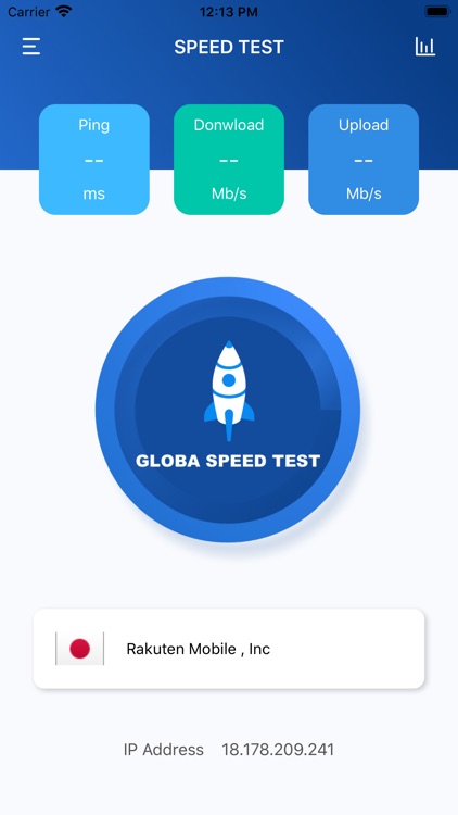 GlobalRocket - Speed Test Tool