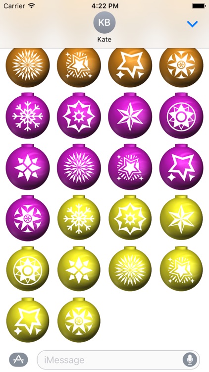Xmas Balls Stickers screenshot-3