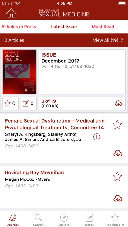 ISSM Journals