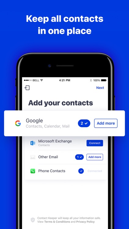 Tweedo - simplifying contacts