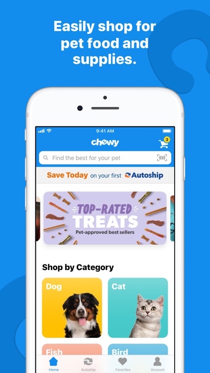 Chewy - Where Pet Lovers Shop screenshot-0