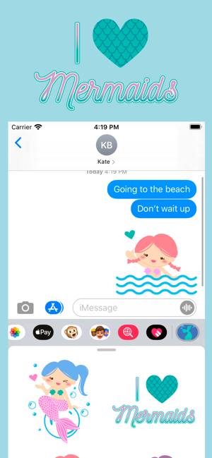 Mermaids Stickers(圖2)-速報App