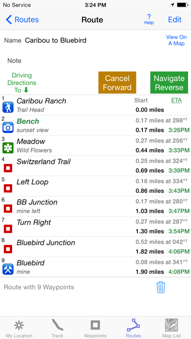 i Hike GPS : USA + SE & SW Canada Topo Maps Screenshot 4